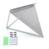 2Pcs Durable Hairpin Industrial Wall Shelf Support Bracket Metal Prism Mount UK