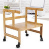 Printer Stand Desk Organizer Wood File Drawer Office Supplie Storage with Wheels