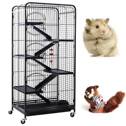 132cm Rabbit Cage Pet Play House for Ferret Chinchilla Guinea Pig Small Animals