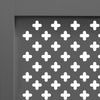 Radiator Cover Grey Traditional E1 Grade MDF Grill Cabinet Wall Shelf Furniture