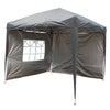 2.5x2.5m Pop Up Gazebo Marquee Outdoor Garden Party Tent Canopy 4 Side Panels
