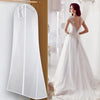 Extra Large Wedding Dress Bridal Gown Garment Breathable Cover Storage Bag White