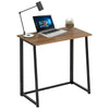 Folding Computer Desk Wooden Foldable Study Table Laptop PC Table Home Office
