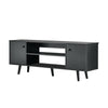 TV Stand Cabinet Multimedia Centers with Doors Storage Shelves Home Living Room