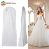Extra Large Wedding Dress Bridal Gown Garment Breathable Cover Storage Bag White