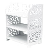 3/4 Tiers Shoe Rack Storage Shelf Display Stand Organiser Unit Cabinet White UK