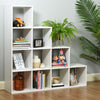 Hartleys White 10 Cube Shelving Unit Home Furniture Storage Shelves/Bookshelf