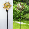 Solar Powered Sun/Moon/Flame LED Stake Light Ground Garden Lawn Outdoor Lamp NEW