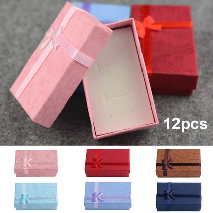 12x High Quality Jewellery Gift Boxes Necklace Bracelet Bangle Earring Box Set