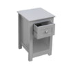 Bedside Table with Drawer and Shelf Cabinet Storage Unit - 28 x 31 x 45cm