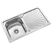Stainless Steel Kitchen Sink Commercial Catering Single Double Bowl Drainer Kit