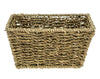 Seagrass Rectangular Conical Shelf Display Storage Basket