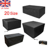 Waterproof Garden Patio Furniture Cover Rattan Table Cube Seat Covers Outdoor UK