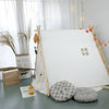 Large Canvas Indian Tent Teepee Kids Wigwam Indoor Outdoor Baby Play House White