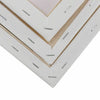 4Pcs Large Blank Artist Canvas Art Board Plain Painting Stretched Framed White