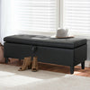 Large Chesterfield Storage Ottoman Bench Box Widnow Seat Stool Bedroom Footstool
