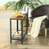 Vintage Industrial Side Table Style Small Slim Hallway Console Space Saving Unit