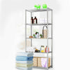 4 / 5 Tier Silver Metal Storage Rack/Shelving Wire Shelf Kitchen/Office