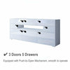 Modern LED Light Sideboard TV Cabinet Stand Unit High Gloss 3 Doors 5 Drawers