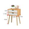 Bedside Table Cabinet Wooden Nightstand with Drawer Storage Bedroom Furniture