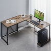 L Shaped Office Desk PC Workstation Corner Table Black Home Office Gaming