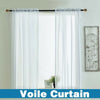 Voile Curtains Pair (2 Panels) Voile Net Panels Sheer Panels Slot Top Quality