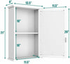 Single Door Bathroom Cabinet Wooden Wall Mountable Bathroom Storage Cupboard UK