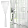 1/2pcs Pure Sheer Voile Window Screening Curtains Drape Panel Tulle Yarn Home UK