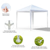 3x3m Party Tent Marquee Gazebo Garden Patio Wedding Canopy Waterproof Heavy Duty
