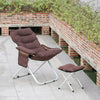 Soft Cushion Padded Camping Chair Stool Set Folding Indoor Outdoor Casual Chair