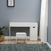 Dressing Table Set Cushioned Stool Flip-up Mirror Cabinet Office Desk Bedroom UK