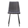 2 Grey Velvet Dining Chairs Metal Legs Office Chairs Dining Room Kitchen Modern