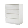 MODERN - White Chest Of Drawers Bedroom Furniture Storage Bedside 2-6 Draws UK