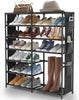 Heavy Duty Clothes Rail Rack Garment Hanging Display Stands Shoe Storage Shelfs