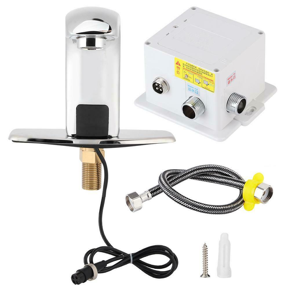 Hands Free Automatic Sensor Faucet Bathroom Basin Kitchen Sink Faucet Water Tap