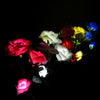 3 LED Solar Power Rose Flower Stake Lights Outdoor Garden Path Luminous Lamps