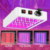 LED Grow Light Full Spectrum 80W Hydroponic Indoor Veg Flower Plant Lamp Panel