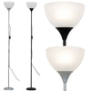 Modern Tall Single Stem 180cm Floor Lamp Standard Uplighter Light + LED Bulb