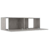TV Cabinet TV Stand Unit Wall Mounted Floating Cupboard 2 Compartments Furniture