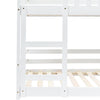 Kids Bunk Beds Wooden Single Size Bed Treehouse Bed Pine Wood Bed Frame White