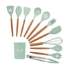 11pcs Silicone Kitchen Utensils Cookware Set Nonstick Baking Cooking Spoon Tools