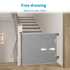 Retractable Pet Dog Gate Safety Guard Folding Baby Toddler Stair Gates Isolation