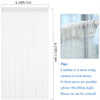 2M Hanging Glitter Curtain Panels Room Flat Fly Screen Divider Voile Net Curtain