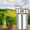 Moonshine Still Distiller 3 Pots 38L Stainless Steel Water Alcohol Distiller