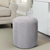 Bean Bag Footstool Round Shape Chair Indoor Outdoor Foot Rest Stool Pouffe Chair