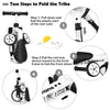 2 IN 1 Kids Tricycle Toddler Bike Trike 3 Wheels Folding Baby Balance BikeWalker