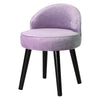 Scallop Velvet Dressing Table Stool Chair Vanity Piano Seat Bedroom Makeup Stool