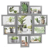 Large Multi Aperture Collage Picture Frame Holds 9/11/18 Photos 6x4 Wood Look