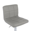 2x Breakfast Bar Stools Cushioned Seat Swivel Gas Lift Foot Rest Kitchen Counter