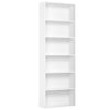 Bookcase 6 Tiers Bookshelf Cube Storage bookshelves Wooden Display Shelving Unit